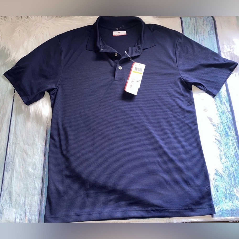 NWT Grand Slam golf polo shirt mens size small